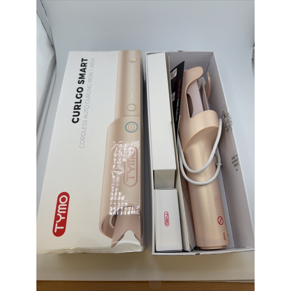 TYMO Cuelgo Smart Cordless Auto Iron 1 Inch Pink New Open Box / Never Used